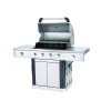 Bormann Zenith BBQ5500 Ψησταριά Υγραερίου& Υπερύθρων Ζενίτη 4+2 εστιών με Ανοξείδωτη Σχάρα και Εμαγιέ επικάλυψη εστίας (3 άτοκες δόσεις)