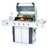 Bormann Zenith BBQ5500 Ψησταριά Υγραερίου& Υπερύθρων Ζενίτη 4+2 εστιών με Ανοξείδωτη Σχάρα και Εμαγιέ επικάλυψη εστίας (3 άτοκες δόσεις)