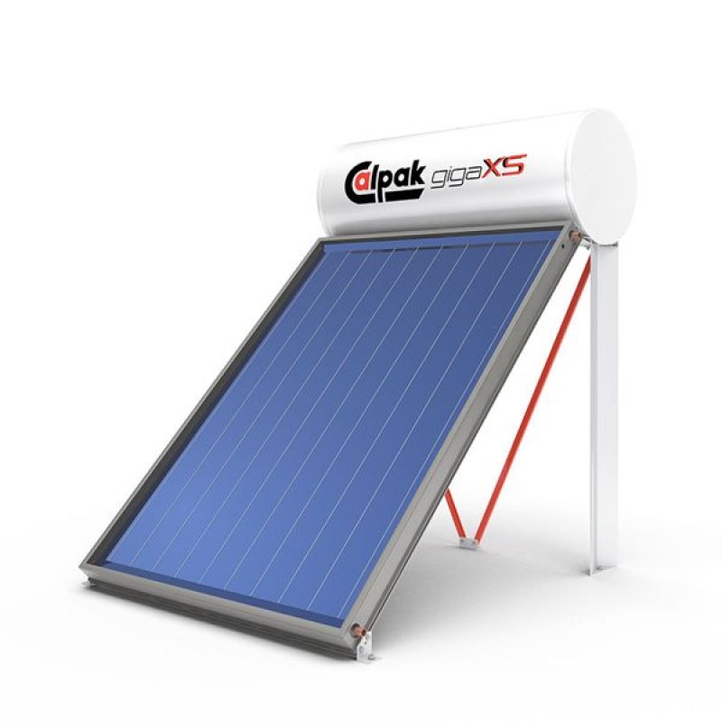 Calpak GigaXS II 160/2.6m² Ηλιακός Θερμοσίφωνας Glass Διπλής Ενέργειας Ταράτσας (3 άτοκες δόσεις)