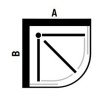 Crown 4000N Καμπίνα Oval 80x80 Διάφανο Κρύσταλλο 4610801( 3 Άτοκες Δόσεις )