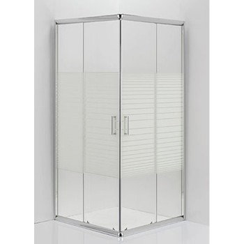 Crown 4000N Καμπίνα Τετράγωνη 70x100 Σεριγραφάτο Κρύσταλλο 467113 ( 3 Άτοκες Δόσεις )