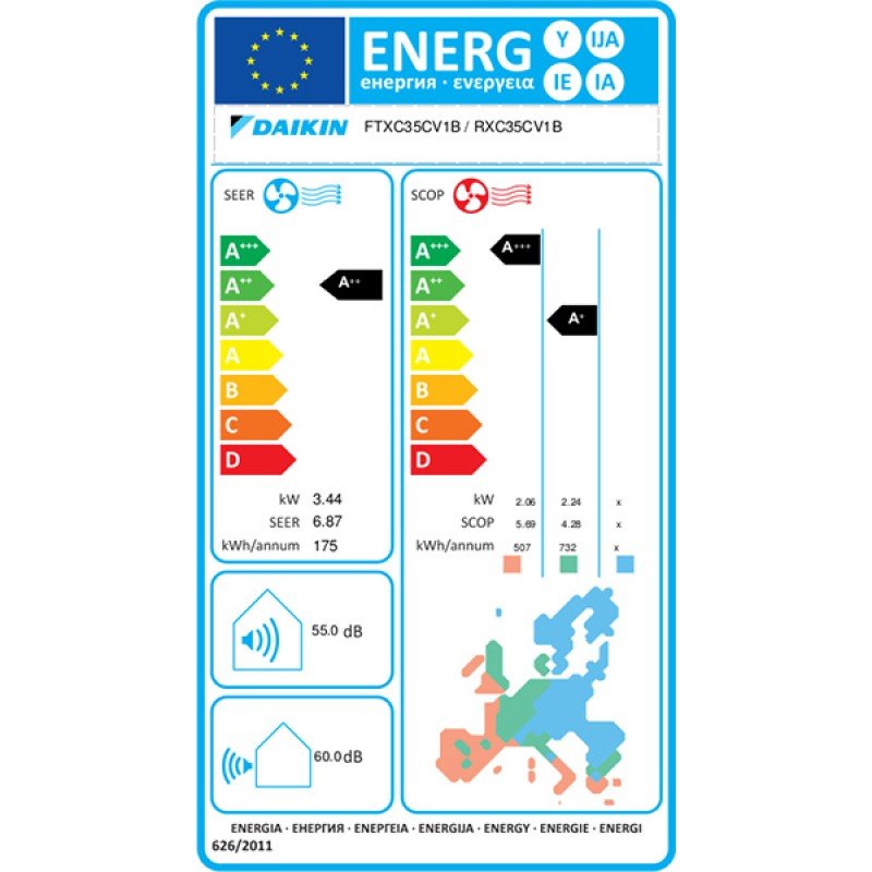 Daikin FVXM50A/RXM50R Επαγγελματικό Κλιματιστικό Inverter Δαπέδου 