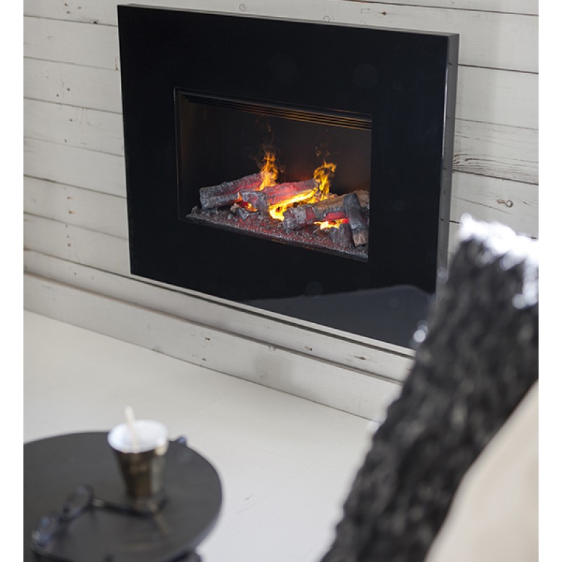 Dimplex Nissum Black L Ηλεκτρικό Τζάκι Επιτοίχιο 2000w (3 άτοκες δόσεις)