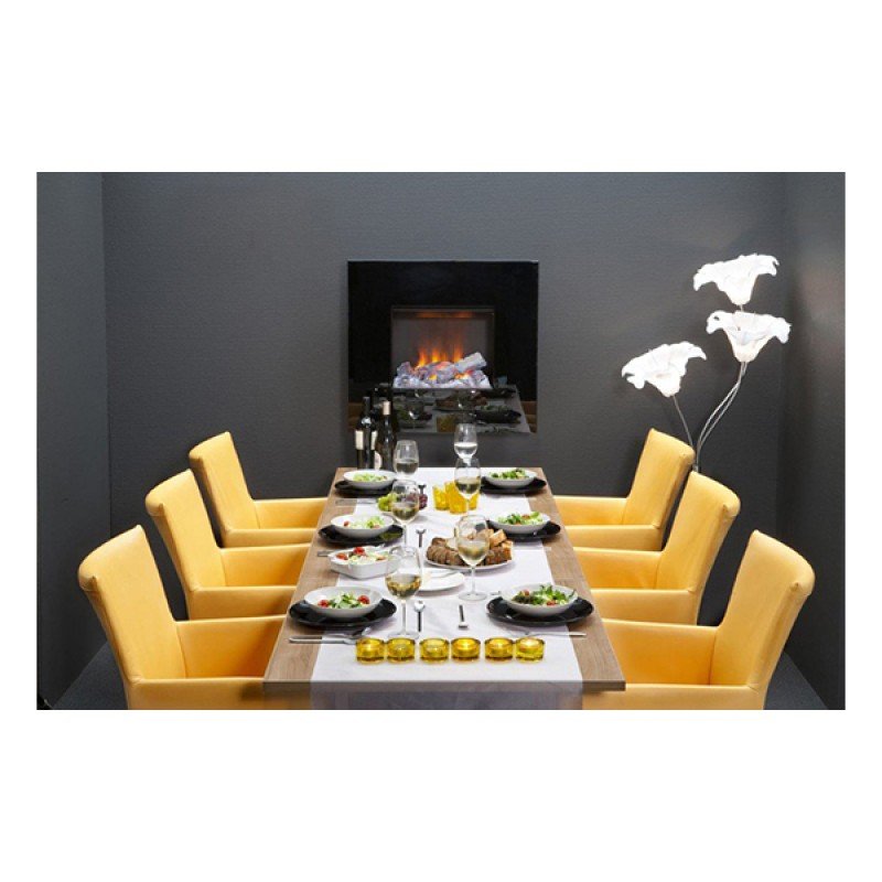 Dimplex Nissum Black L Ηλεκτρικό Τζάκι Επιτοίχιο 2000w (3 άτοκες δόσεις)