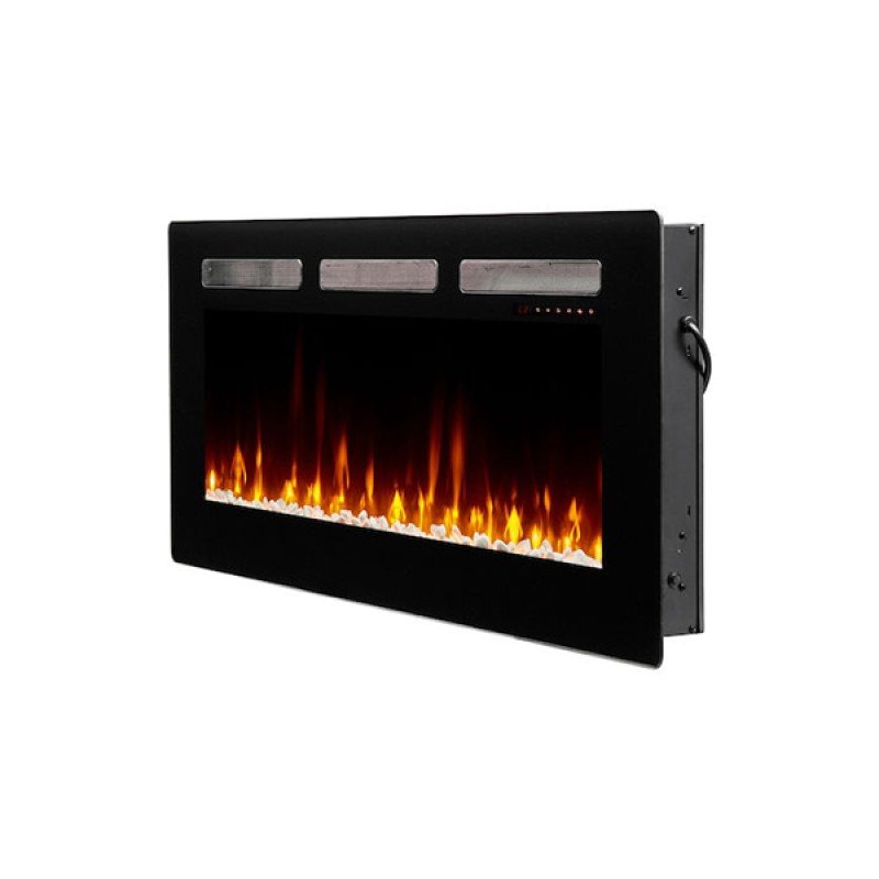 Dimplex Sierra 48 Επιτοίχιο Ηλεκτρικό Τζάκι 1600W 121.9x49.5cm Μαύρο 