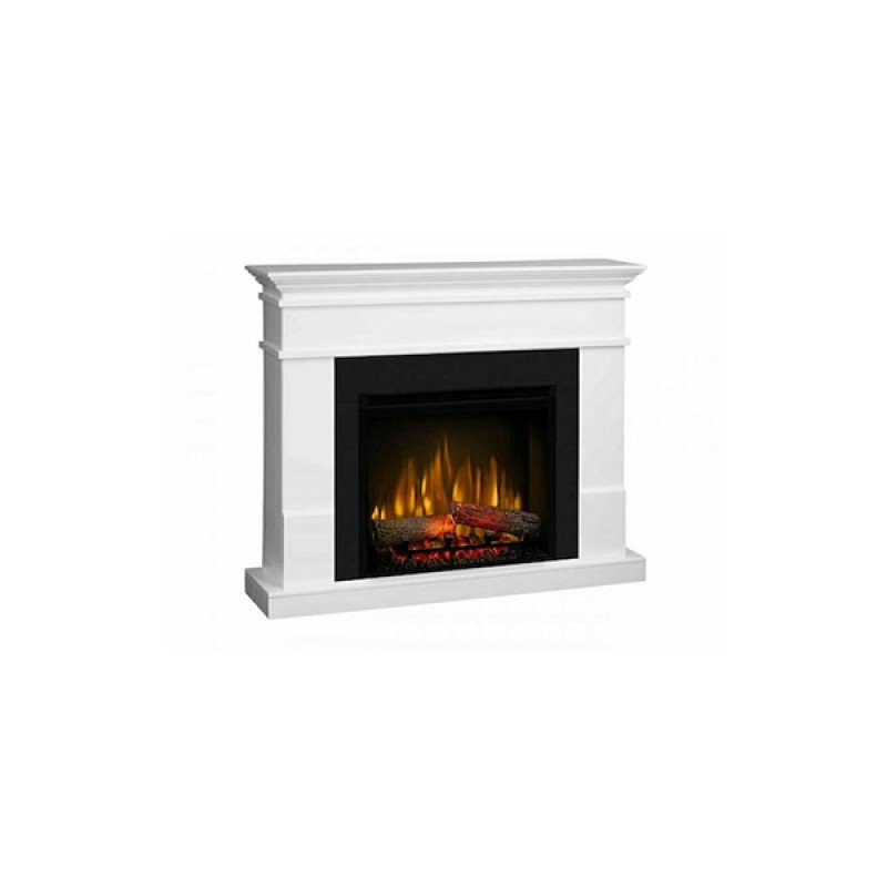 Dimplex XHD 28 + Lisabona Επιδαπέδιο Ηλεκτρικό Τζάκι 1400W 87x92cm Λευκό (3 άτοκες δόσεις)