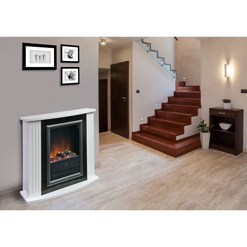 Dimplex Mozart de Luxe Επιδαπέδιο Ηλεκτρικό Τζάκι με Επένδυση 2000w (3 άτοκες δόσεις)