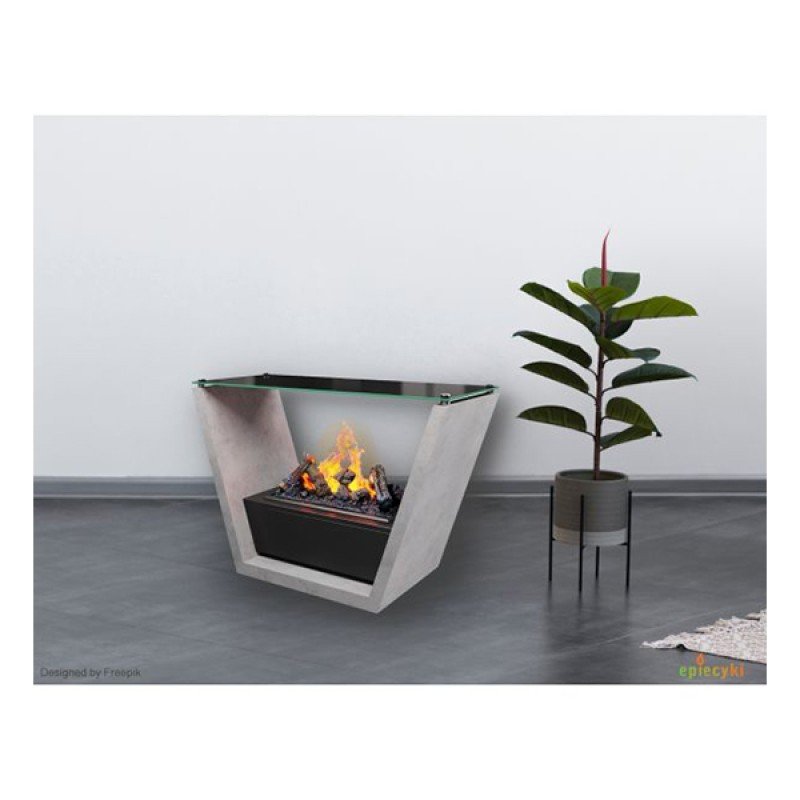 Dimplex Trision Επιδαπέδιο Ηλεκτρικό Τζάκι Χωρίς Θέρμανση (3 άτοκες δόσεις)