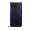Uranus Επιτοίχιο Ηλεκτρικό Τζάκι 1500W 40.8x81.4cm Μαύρο (3 άτοκες δόσεις)