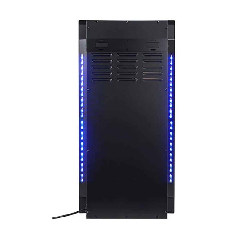 Uranus Επιτοίχιο Ηλεκτρικό Τζάκι 1500W 40.8x81.4cm Μαύρο (3 άτοκες δόσεις)
