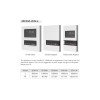 Richen 3D Επιτοίχιο Ηλεκτρικό Τζάκι 2000W 110x59cm Μαύρο (3 άτοκες δόσεις)
