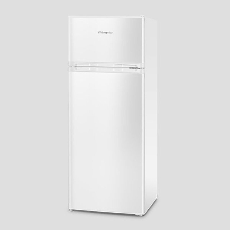 Inventor DPC143EW Ψυγείο Δίπορτο 206lt White Υ143xΠ55xΒ55 cm (3 άτοκες δόσεις)