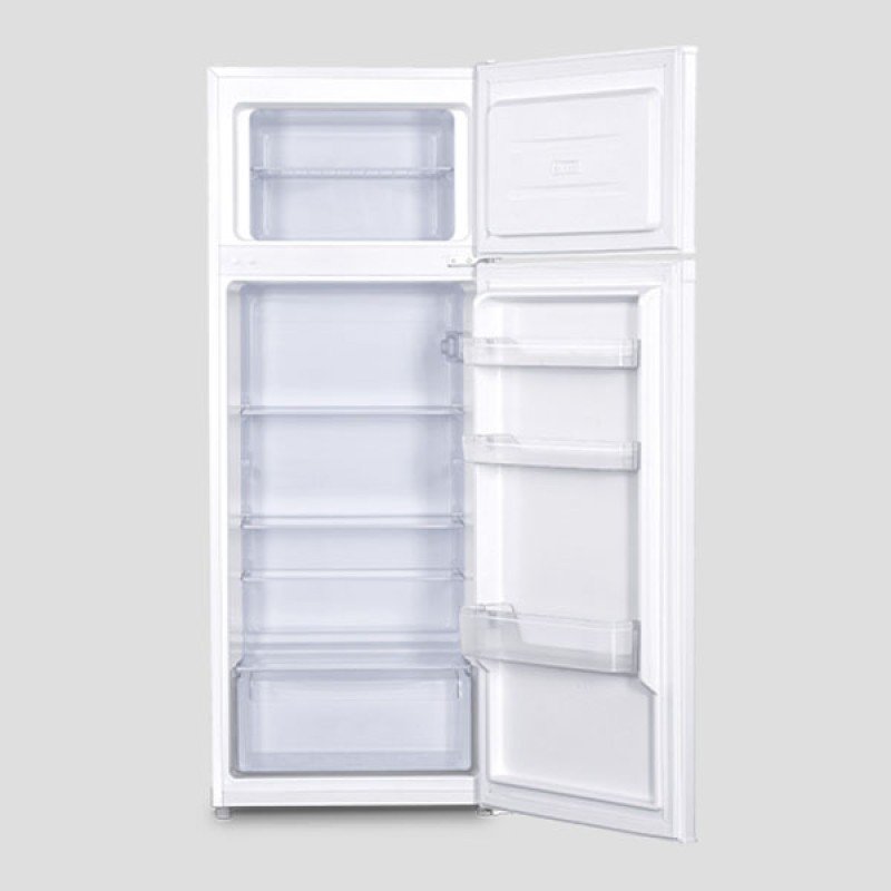 Inventor DPC143EW Ψυγείο Δίπορτο 206lt White Υ143xΠ55xΒ55 cm (3 άτοκες δόσεις)