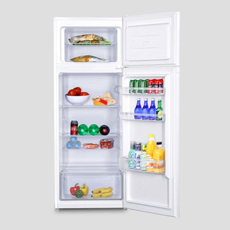 Inventor DPC143EW Ψυγείο Δίπορτο 206lt White Υ143xΠ55xΒ55 cm (3 άτοκες δόσεις)