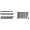 Delonghi Radel 33/600/800 θερμαντικό σώμα panel Ιταλίας 2173 Kcal/h (3 άτοκες δόσεις)