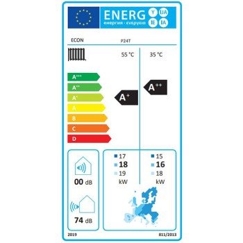 Econ Hero Plus R32 P24T Τριφασική Αντλία Θερμότητας 60°C Monoblock A++ Ψύξης-Θέρμανσης & Ζ.Ν.Χ 25Kw  (3 άτοκες δόσεις)