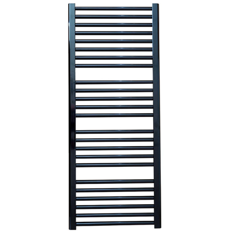 Purmo Flores FLO1504 Θερμαντικό σώμα λουτρού Μαύρο 450x1500 688 Kcal/h (3 άτοκες δόσεις)