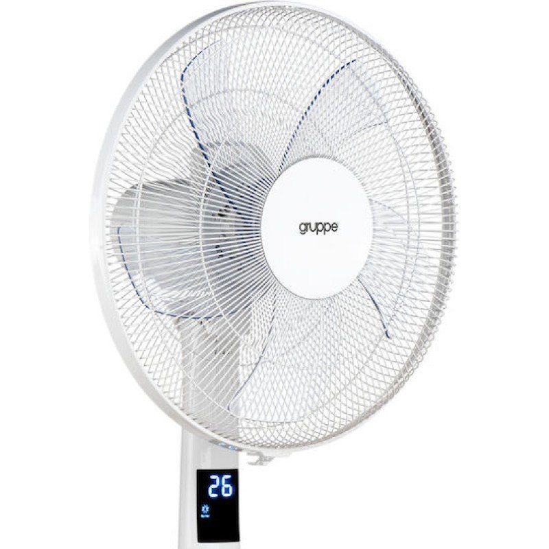 Ανεμιστήρας Ορθοστάτης Gruppe FS40-15ARB DC White 40cm 30W Με R/C Ανεμιστήρας Ορθοστάτης Gruppe FS40-15ARB DC White 40cm 30W Με R/C