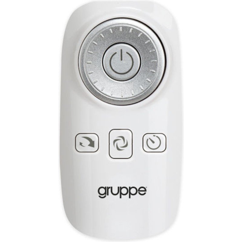 Ανεμιστήρας Ορθοστάτης Gruppe FS40-15ARB DC White 40cm 30W Με R/C Ανεμιστήρας Ορθοστάτης Gruppe FS40-15ARB DC White 40cm 30W Με R/C