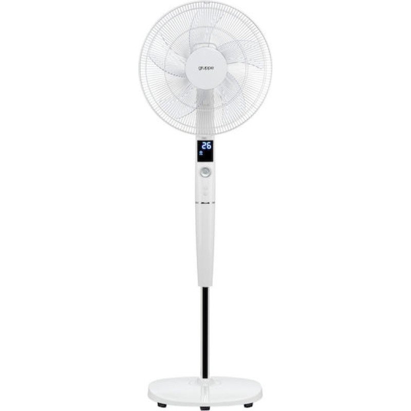 Ανεμιστήρας Ορθοστάτης Gruppe FS40-15ARB DC White 40cm 30W Με R/C Ανεμιστήρας Ορθοστάτης Gruppe FS40-15ARB DC White 40cm 30W Με R/C