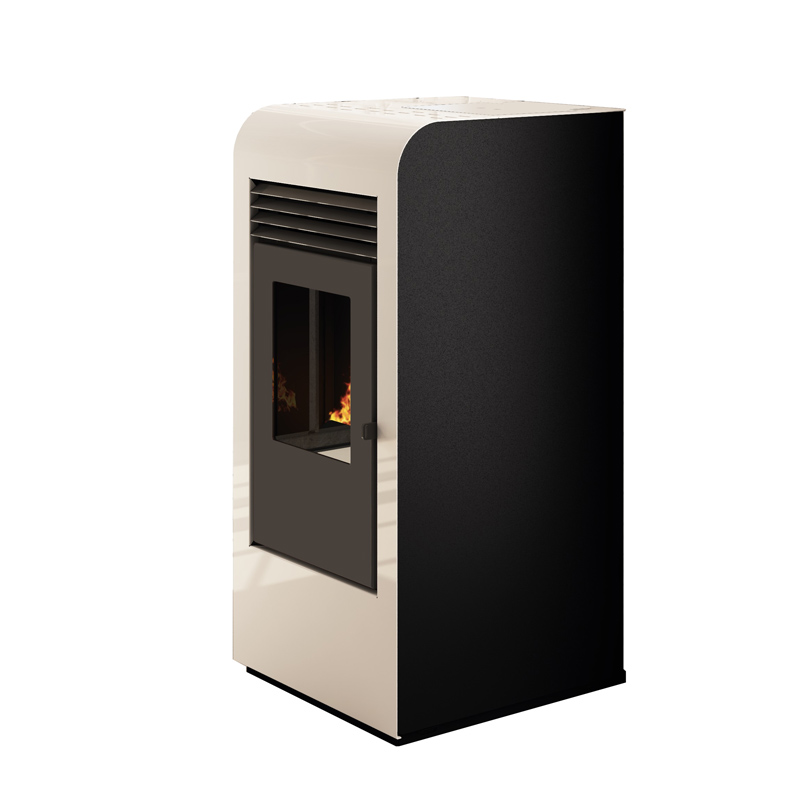 Eva Calor Giada 9.5 Σόμπα Pellet Αερόθερμη 9.5kW (White)