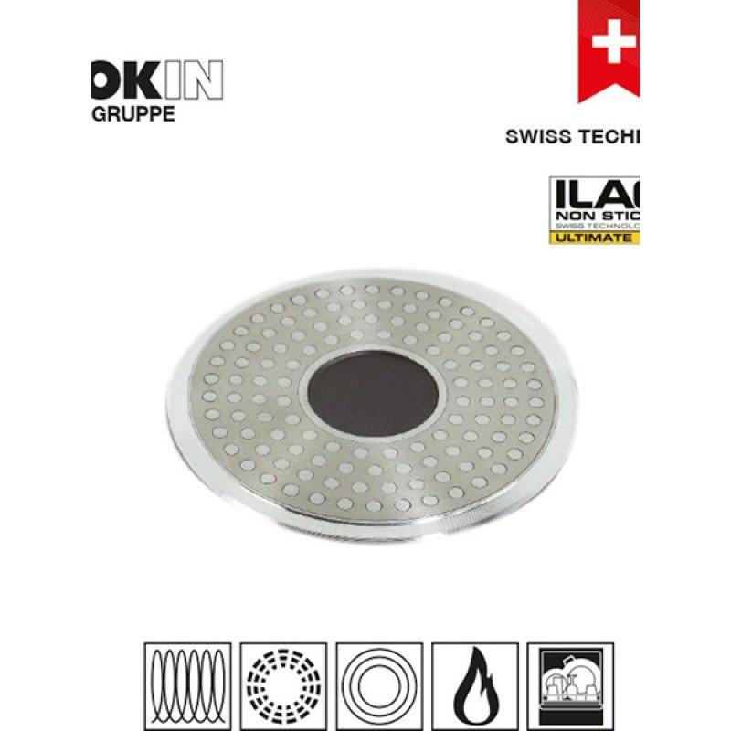 Gruppe Cookin KEFJ28 Γκριλιέρα από Χυτό Αλουμίνιο με Αντικολλητική Επίστρωση 28cm (3 άτοκες δόσεις)