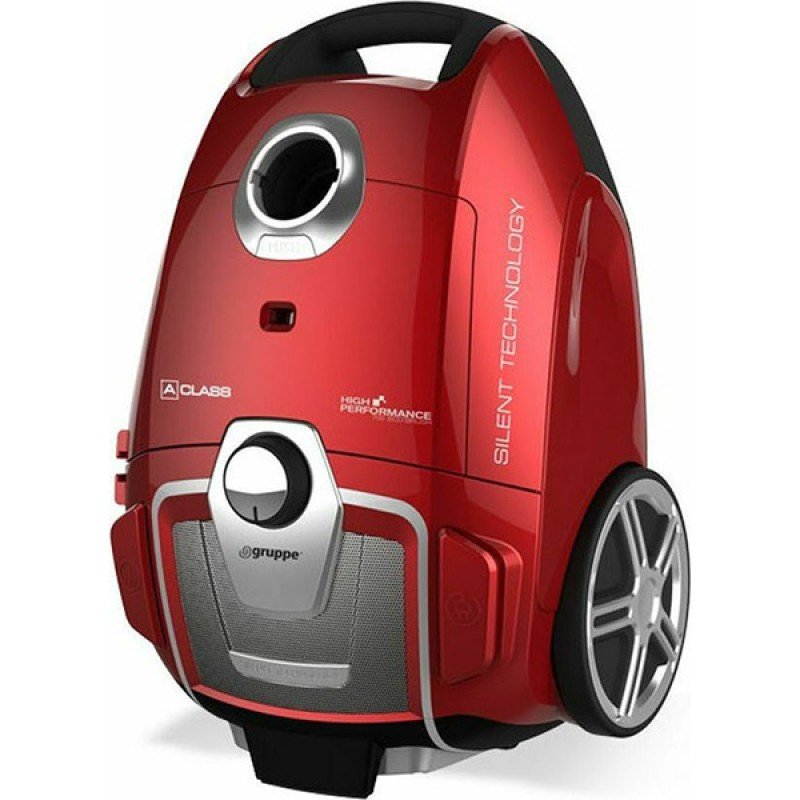 Gruppe VCB 46A15F-70 Ηλεκτρική Σκούπα 700W με Σακούλα 3lt Κόκκινη (3 άτοκες δόσεις)