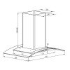 Gruppe Fos Απορροφητήρας Inox 90 cm 