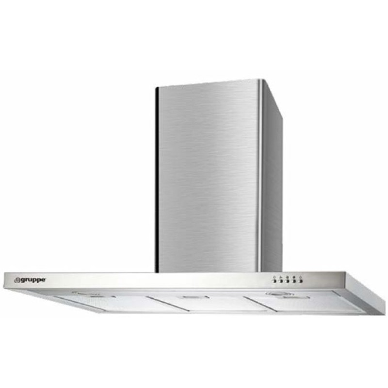 Gruppe Ostria Απορροφητήρας Inox 90cm 