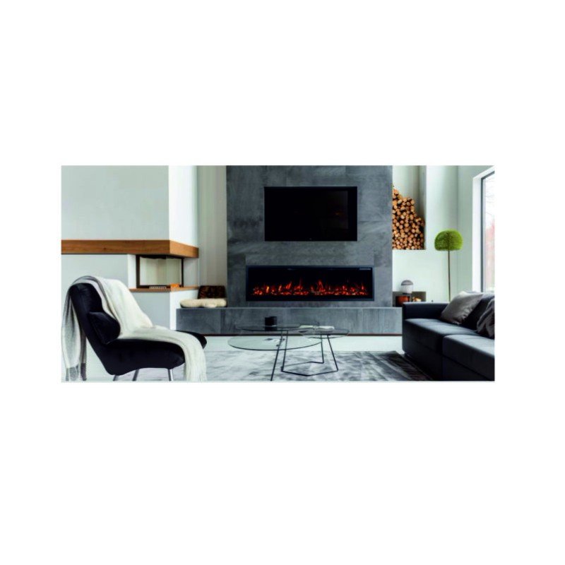 Hitense Notting Hill-60 Επιτοίχιο Ηλεκτρικό Τζάκι 1800W 151.6x11.8cm Γκρι Hitense Notting Hill-60 Επιτοίχιο Ηλεκτρικό Τζάκι 1800W 151.6x11.8cm Γκρι