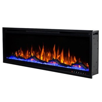 Hitense Ηλεκτρικό Τζάκι Επιτοίχιο και Ένθετο LUXURIUS-S400 L.E.D 1600W (3 άτοκες δόσεις)