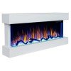 Hitense Ηλεκτρικό Τζάκι Τριών Όψεων FXW800-SLIM3DW MDF 1600W 3D   (3 άτοκες δόσεις)
