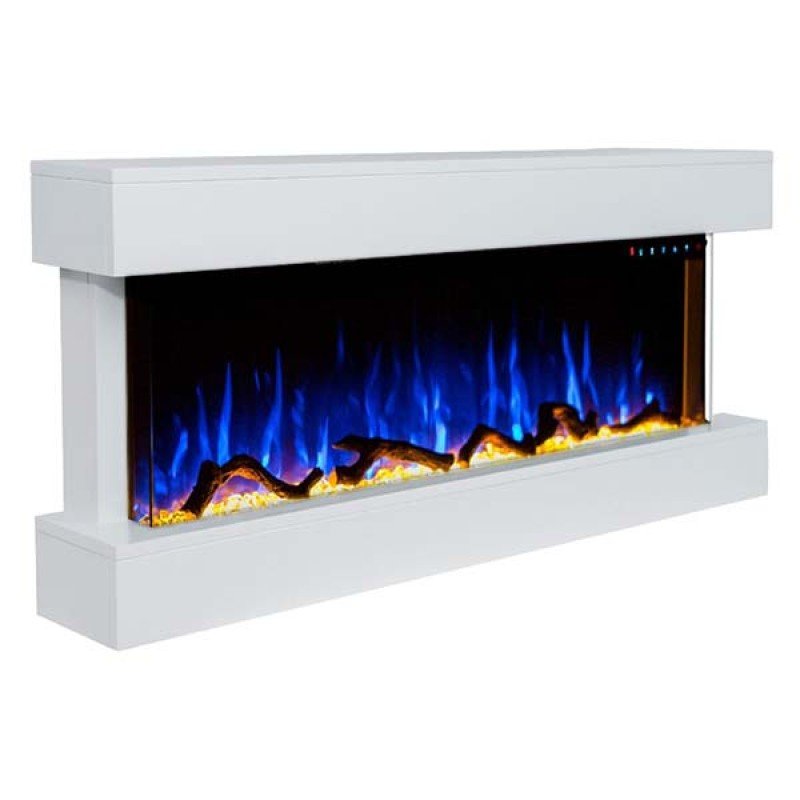 Hitense Ηλεκτρικό Τζάκι Τριών Όψεων FXW800-SLIM3DW MDF 1600W 3D   (3 άτοκες δόσεις)