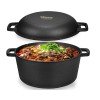 Hitense Sef De Americano Βαθιά Κατσαρόλα Double 2 σε 1 Dutch Oven Από Μαντέμι (3 Άτοκες Δόσεις - Έως 60 Δόσεις Χωρίς Πιστωτική Κάρτα) 