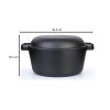 Hitense Sef De Americano Βαθιά Κατσαρόλα Double 2 σε 1 Dutch Oven Από Μαντέμι (3 Άτοκες Δόσεις - Έως 60 Δόσεις Χωρίς Πιστωτική Κάρτα) 