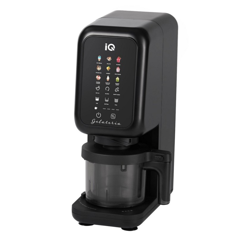 IQ IC-1 Gelateria Παγωτομηχανή 700W Με Ψηφιακή Οθόνη και 12 Αυτόματα Προγράμματα 