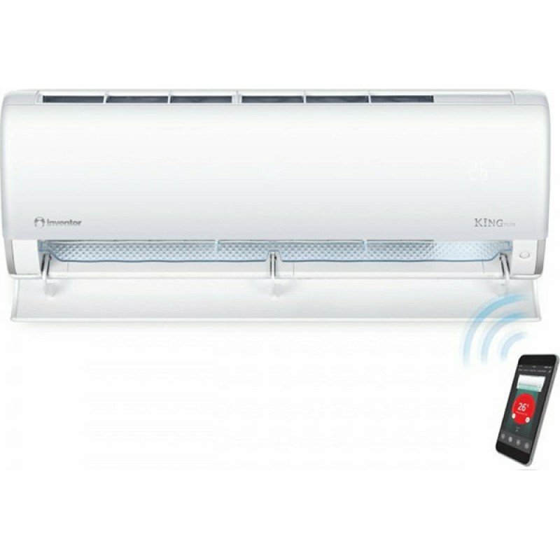 Inventor King Plus K2VI32-09WFI / K2VO32-09 Κλιματιστικό Inverter White 9000 BTU με WiFi 