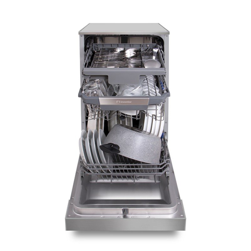 Inventor CLP-45108I Ελεύθερο Πλυντήριο Πιάτων για 10 Σερβίτσια Π45xY85εκ. Inox (3 άτοκες δόσεις)