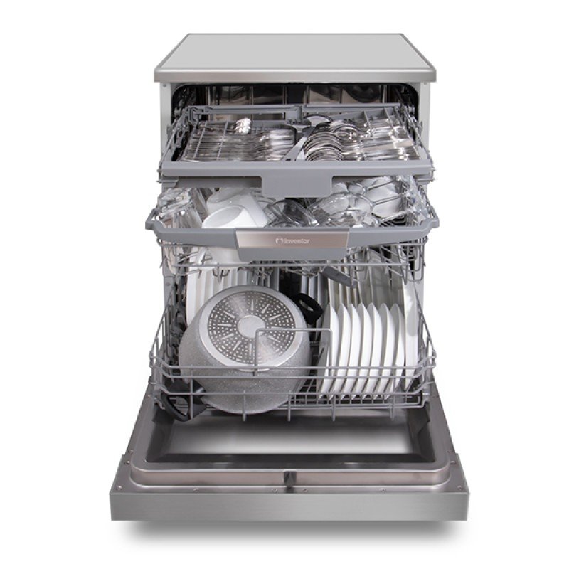 Inventor CLP-60147I Ελεύθερο Πλυντήριο Πιάτων για 14 Σερβίτσια Π60xY85εκ. Inox (3 άτοκες δόσεις)