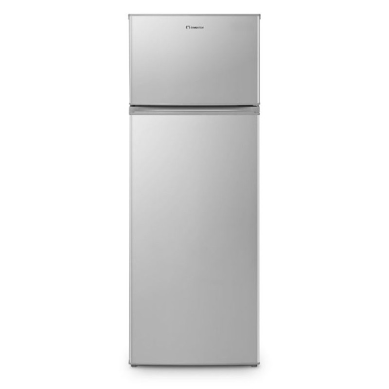 Inventor DP1590S Ψυγείο Δίπορτο 235lt Inox Υ159xΠ55xΒ55 cm  (3 άτοκες δόσεις)