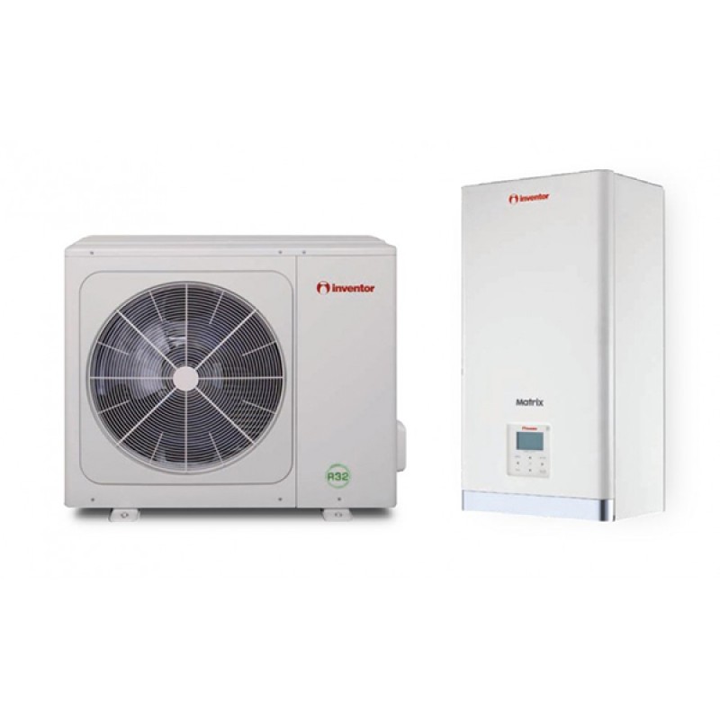  Inventor matrix ATS12S/HU160S3 SPLIT Inverter Αντλία θερμότητας Μονοφασική 65°C 12KW (3 άτοκες δόσεις)