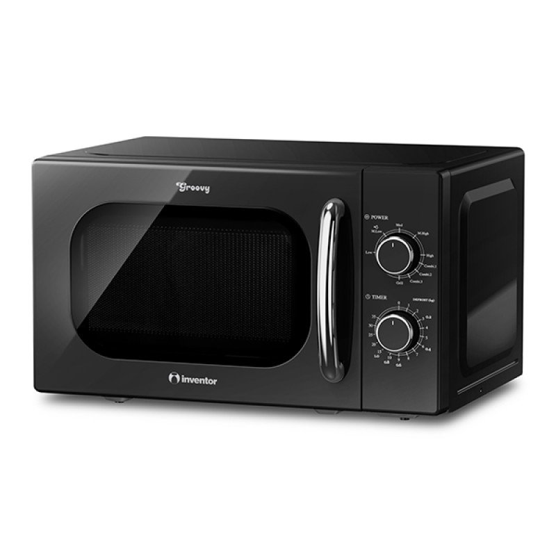 Inventor MWOR-20LB Φούρνος Μικροκυμάτων με Grill 20lt Μαύρος 