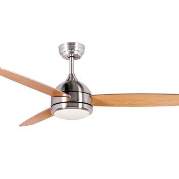 IQ CF-4812 Ανεμιστήρας Οροφής 122cm με Φως και Τηλεχειριστήριο Nickel