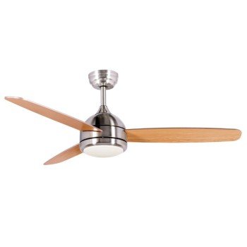 IQ CF-4812 Ανεμιστήρας Οροφής 122cm με Φως και Τηλεχειριστήριο Nickel