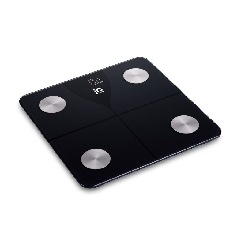 Smart SC-744BT Ζυγαριά με Λιπομετρητή και Bluetooth Μαύρη  