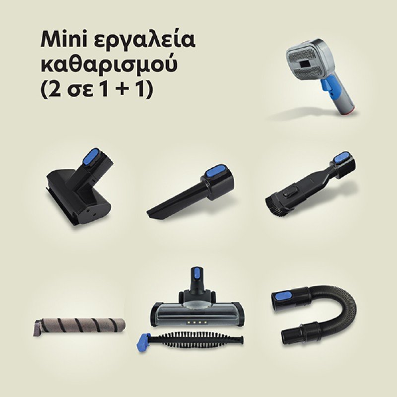 IQ STORM MAX VC-998 Επαναφορτιζόμενη Σκούπα Stick & Χειρός 37V (3 άτοκες δόσεις) 