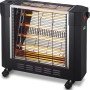 IQ HT-1477 Σόμπα Χαλαζία με Θερμοστάτη 2400W Black (3 άτοκες δόσεις)