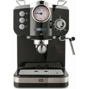 IQ CM-175 Μηχανή Espresso 1100W Πίεσης 20bar Μαύρη 
