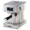 Gruppe EM3207 Αυτόματη Μηχανή Espresso 1465W Πίεσης 19bar Ασημί με οθόνη αφής (3 άτοκες δόσεις)