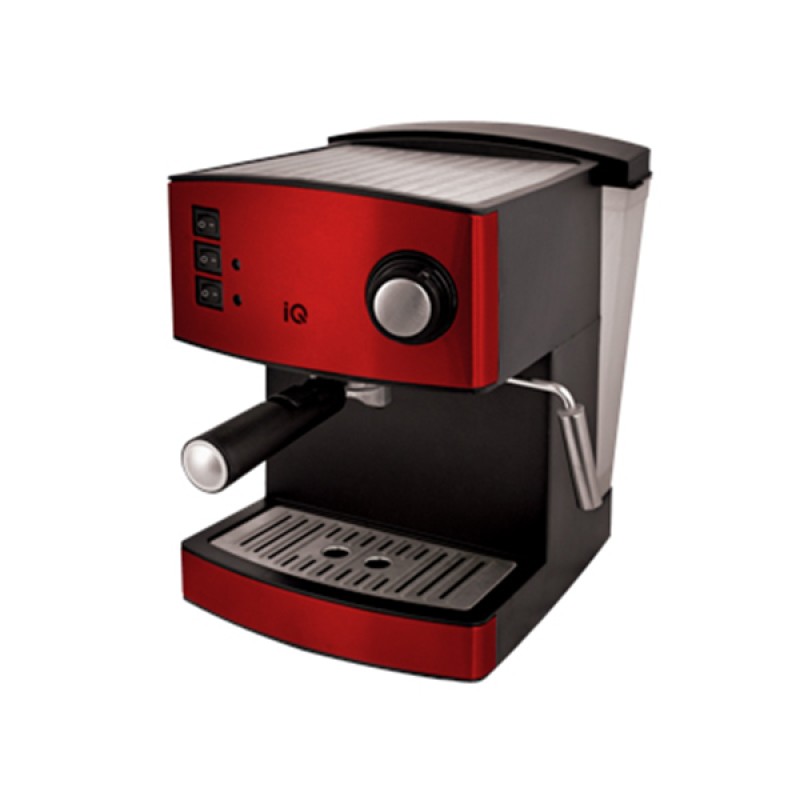 IQ CM-170R Μηχανή Espresso 850W Πίεσης 15bar Κόκκινη 
